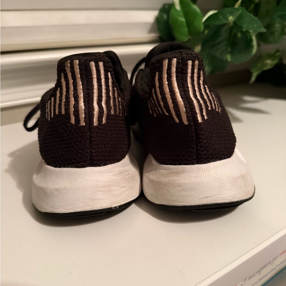 Adidas Women's Black and Pink Athletic Shoes - Picture 5 of 8